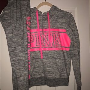 Victoria secret pink track suit